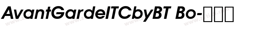 AvantGardeITCbyBT Bo字体转换